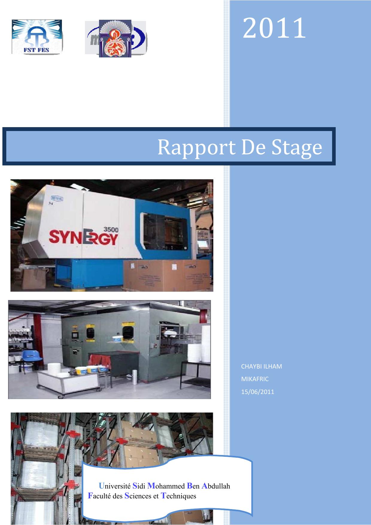 Réalisation d’un tableau de bord de production et gestion de base des données (ERP)