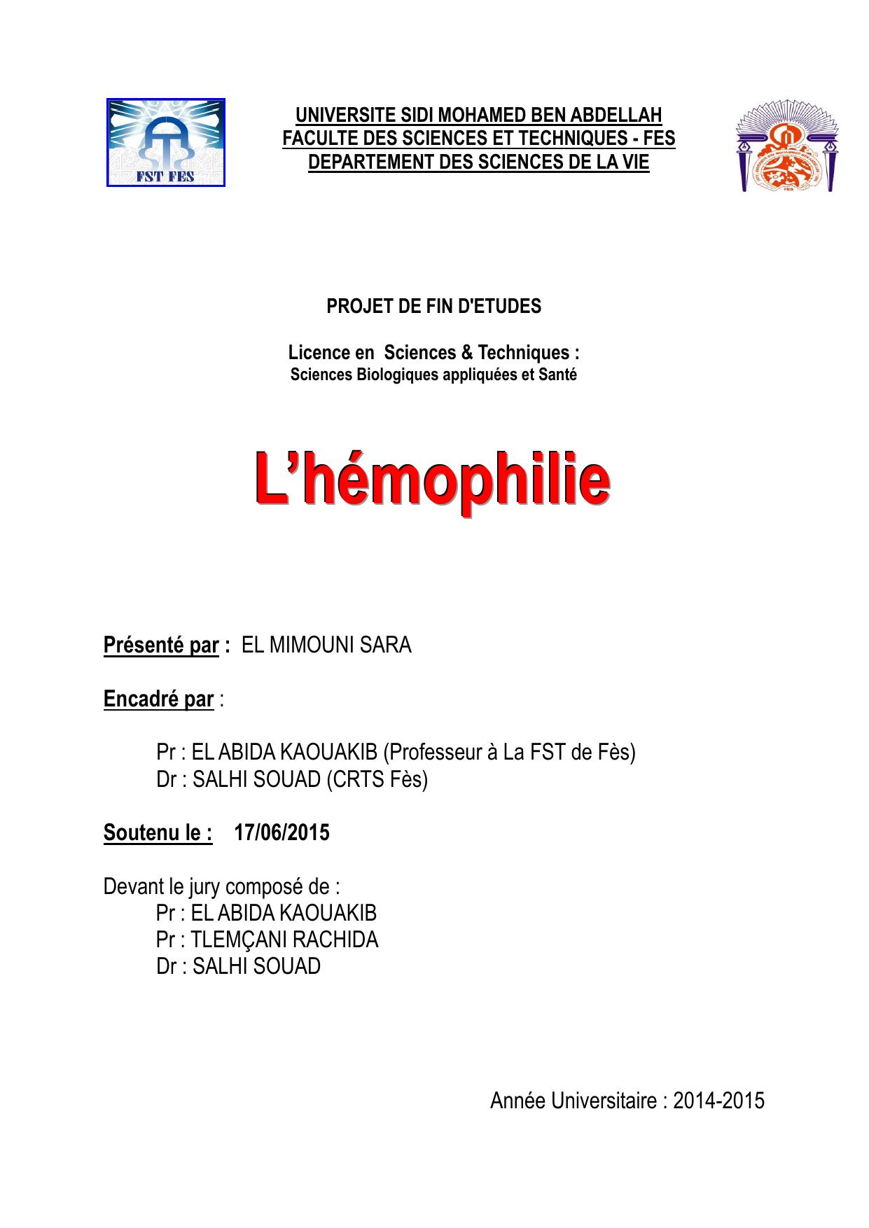 Hémophilie