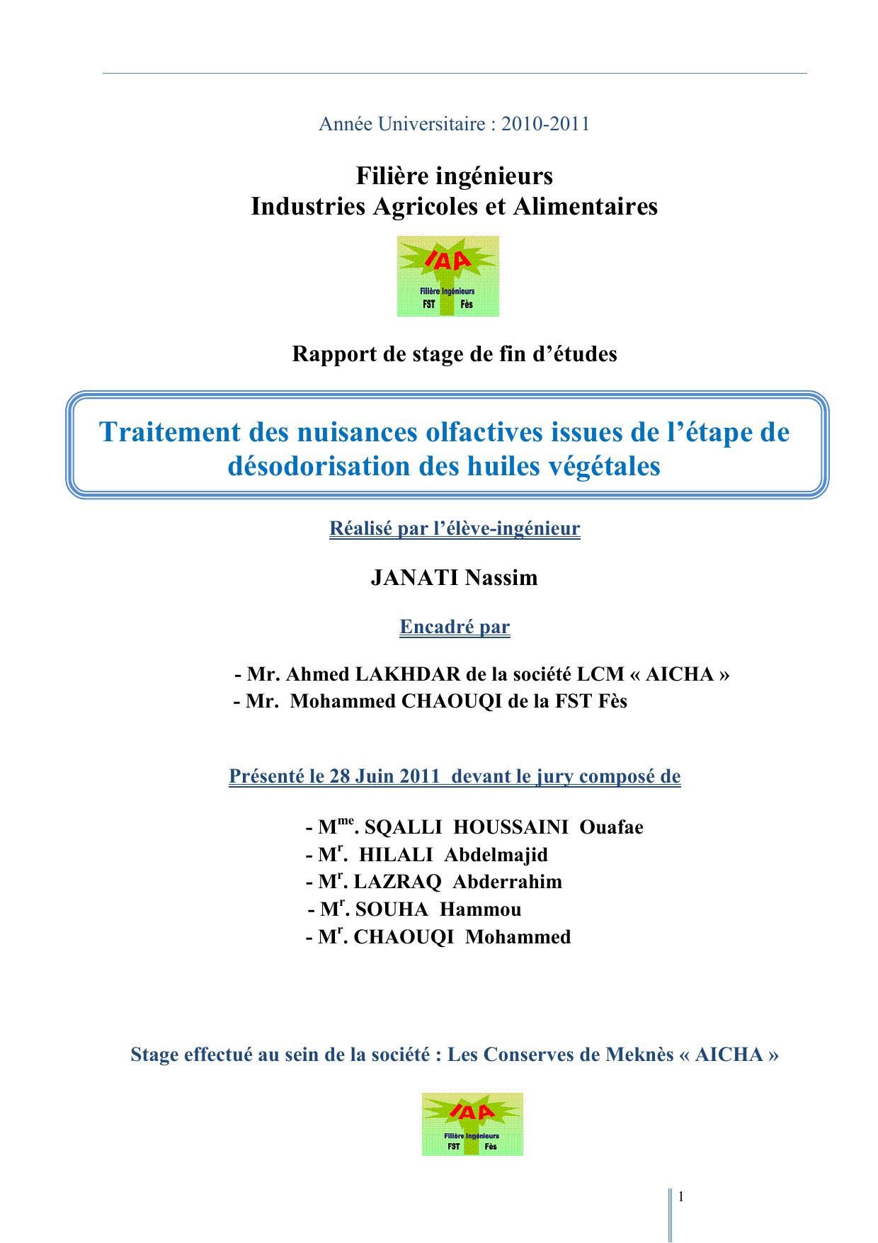 Traitement des nuisances olfactives issues de l’étape de désodorisation des huiles végétales