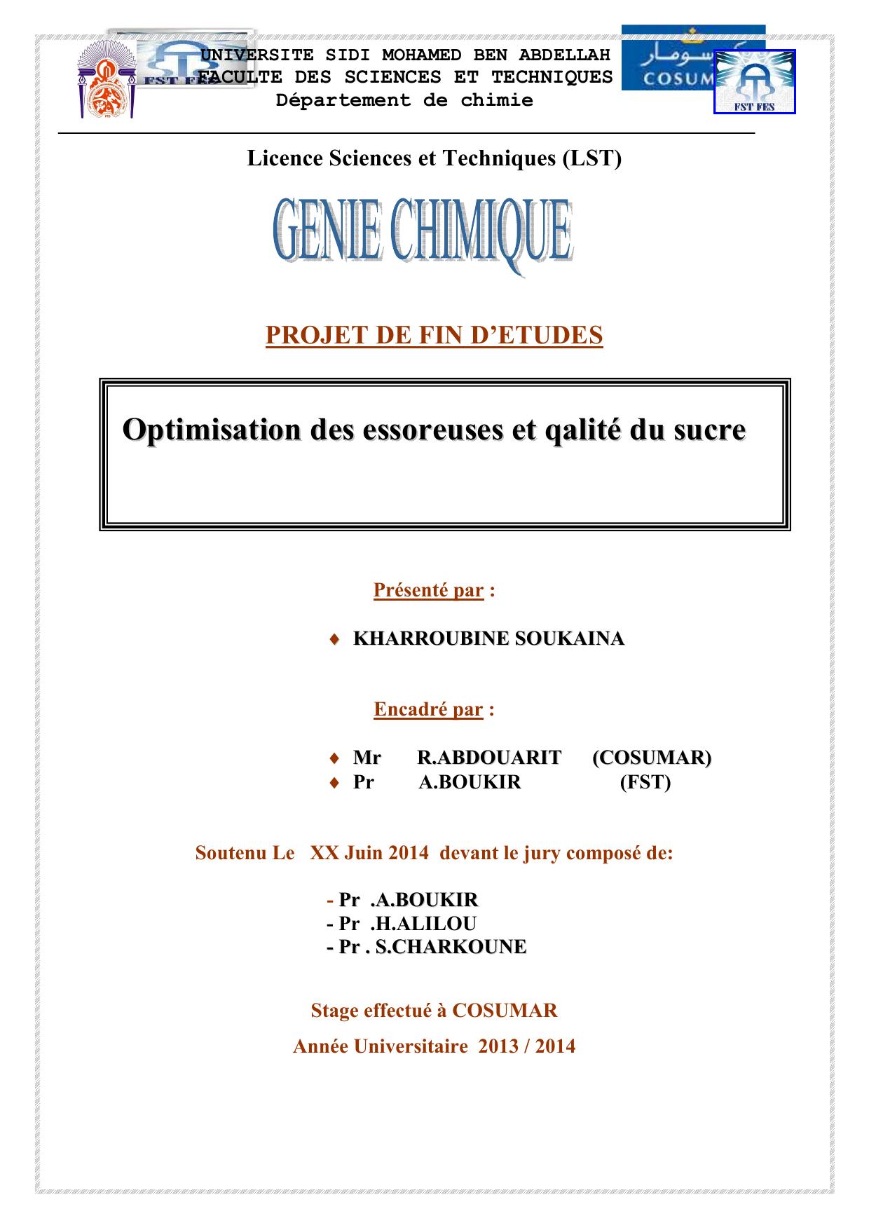 Optimisation des essoreuses et qalité du sucre