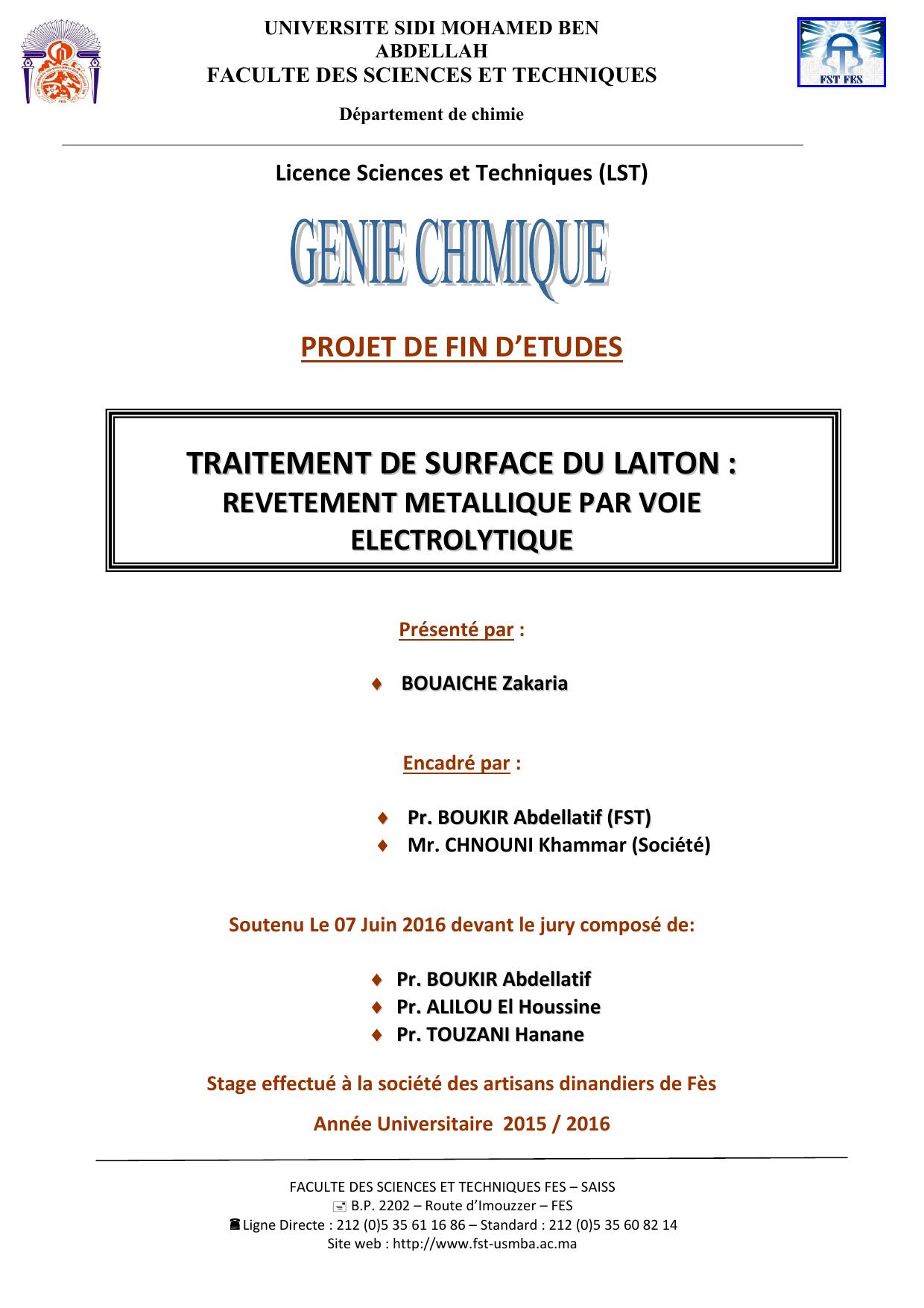 Traitement de surface du laiton: Revêtement métallique par voie électrolytique