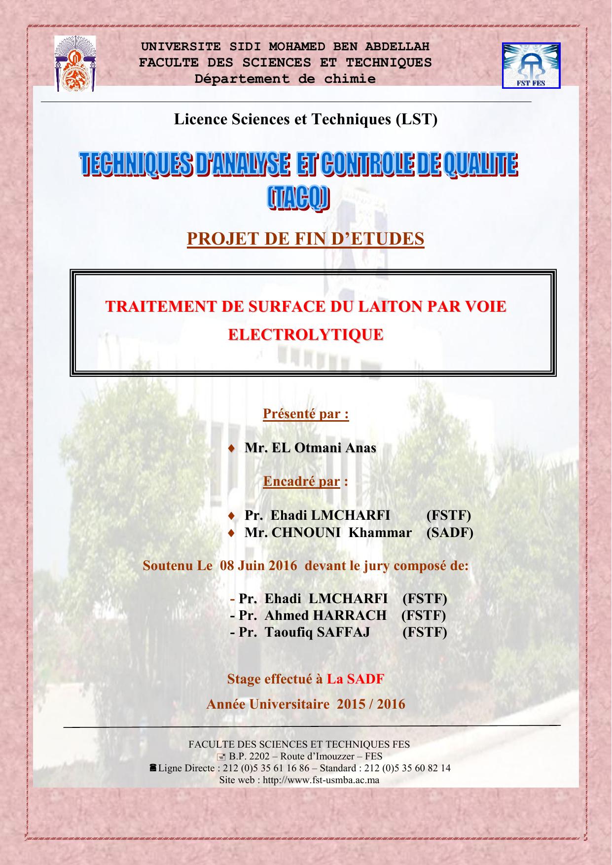 Traitement de surface du laiton par voie électrolytique