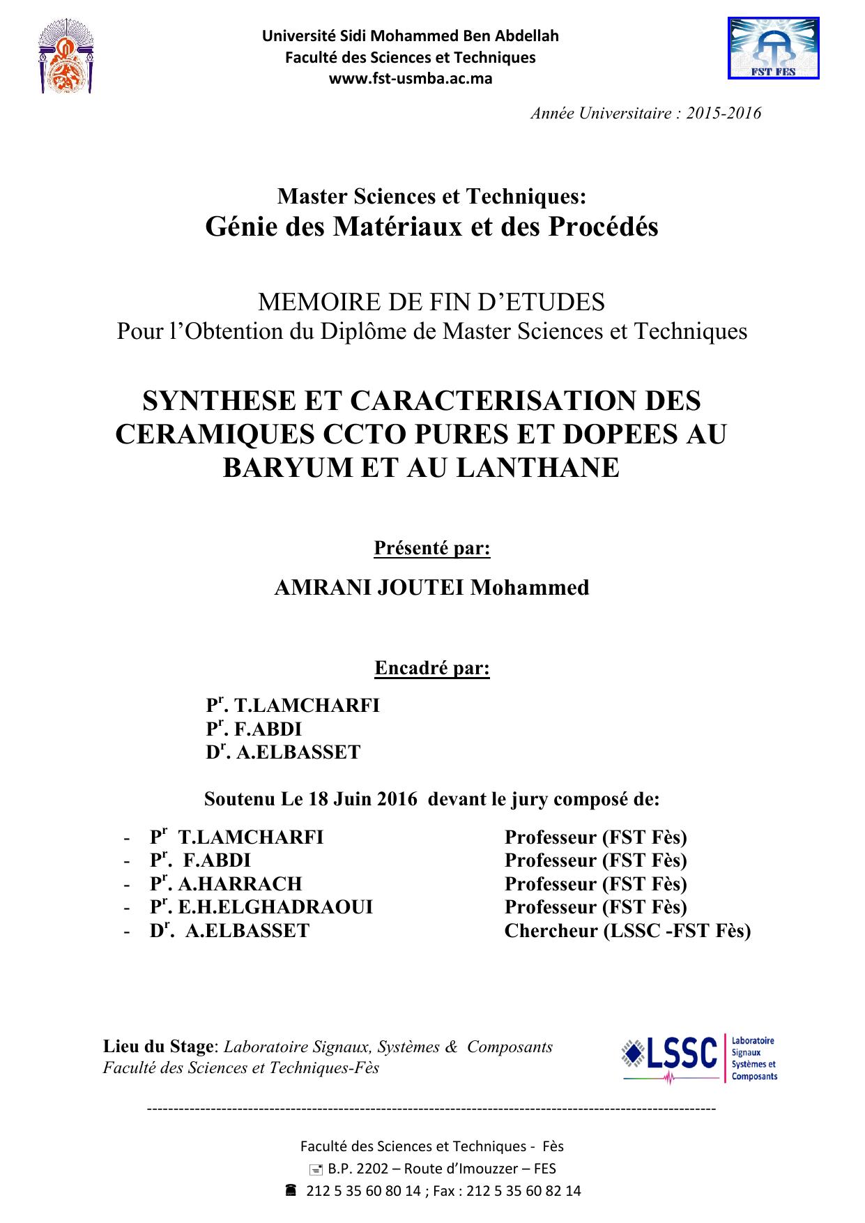 Notions sur les matériaux ferroélectriques et les propriétés diélectriques