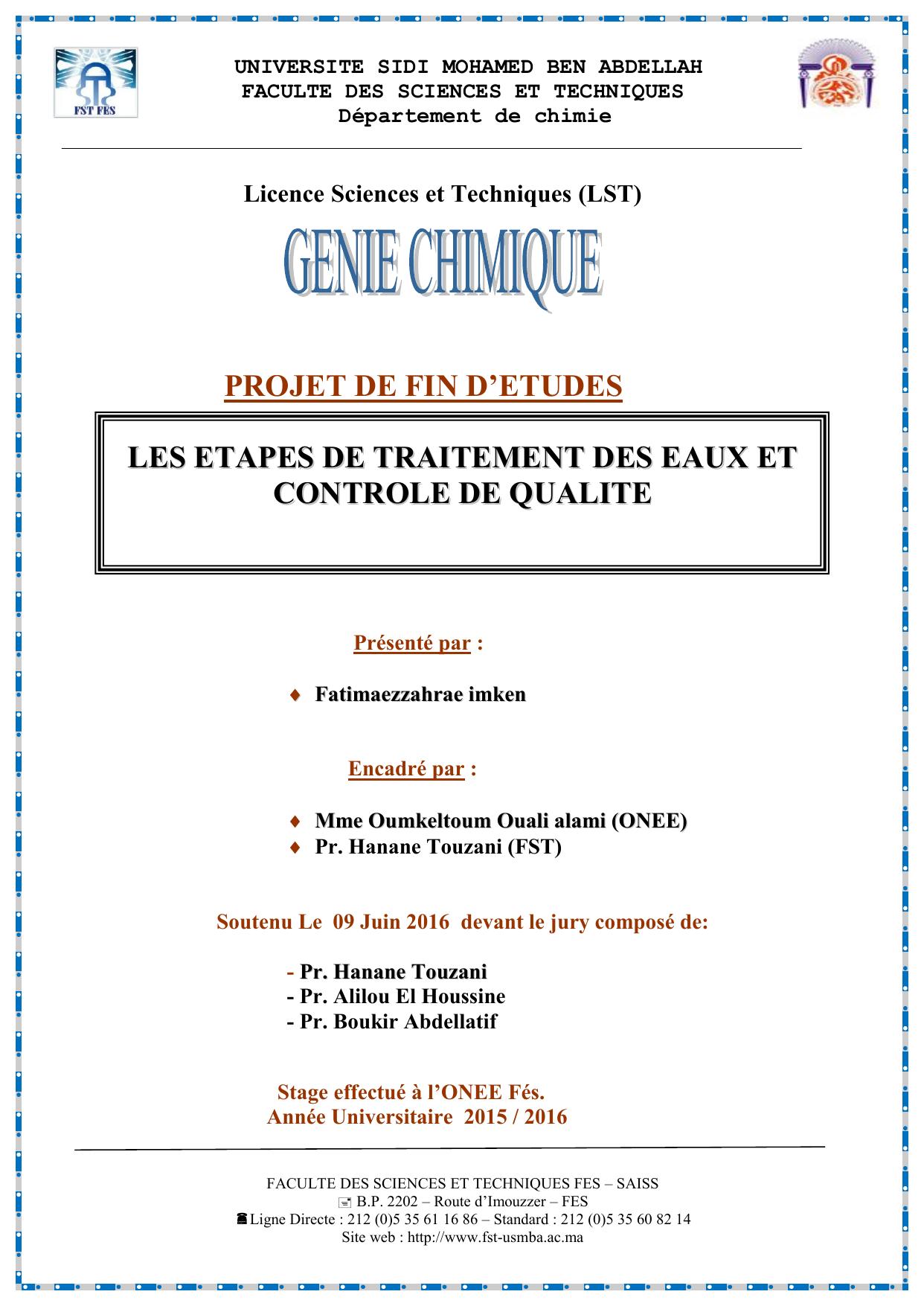 Les étapes de traitement des eaux et contrôle de qualité