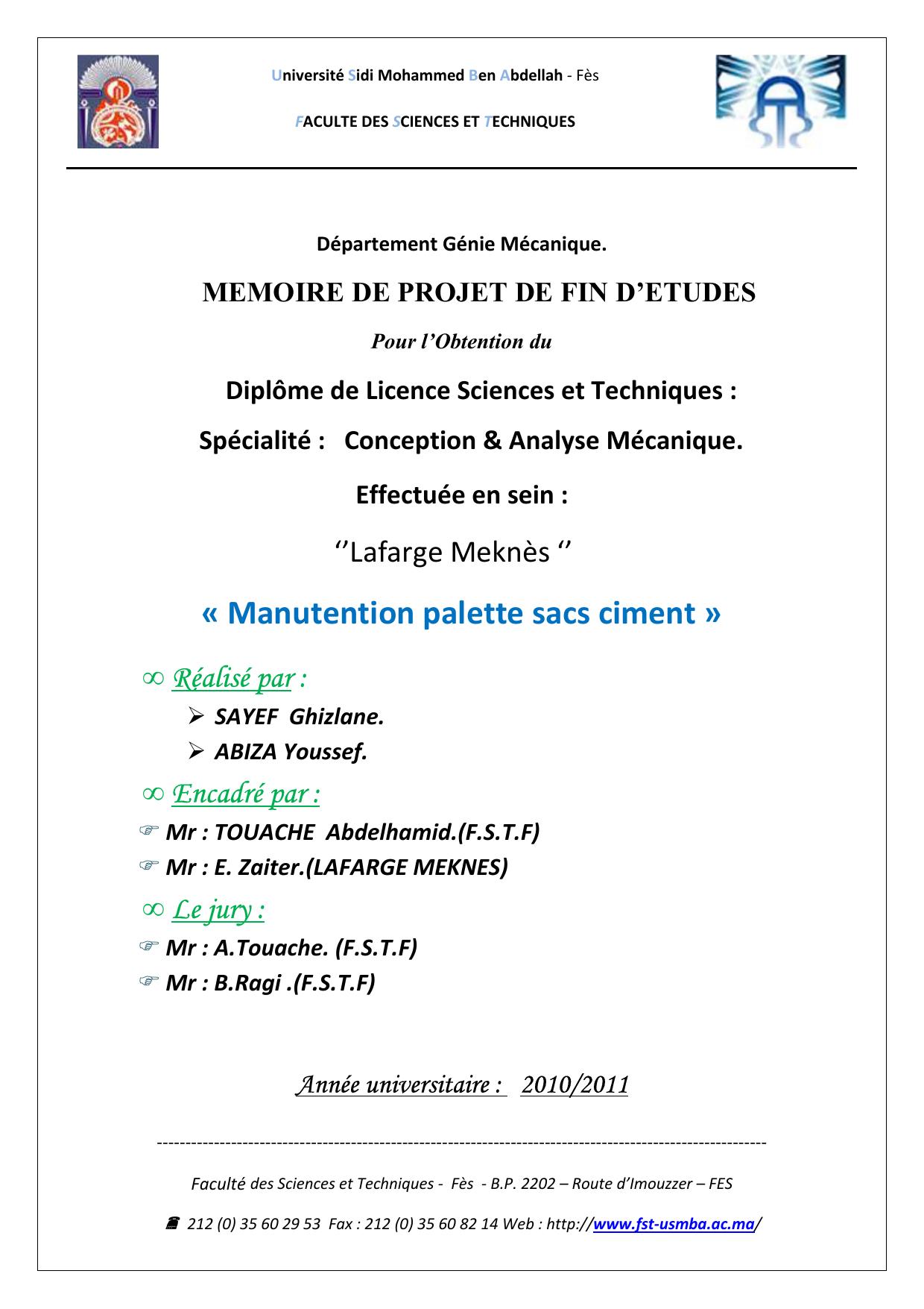 L’IMPLEMENTATION DE LA DEMARCHE DU MANAGEMENT DE LA PERFORMANCE DES MOYENS AU SEIN DE SOMACA