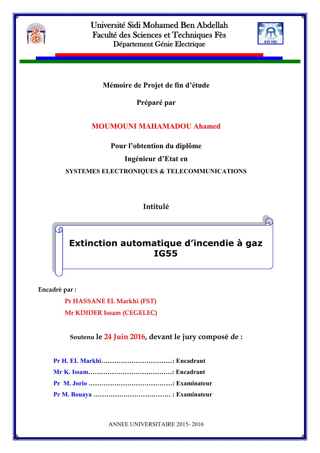 Extinction automatique d’incendie à gaz IG55