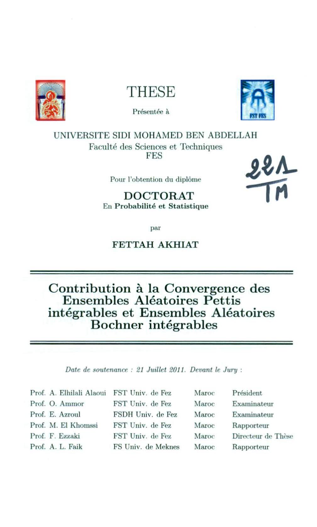 Contribution à la convergence des ensembles aléatoires Pettis intégrables et ensembles aléatoires Bochner intégrables