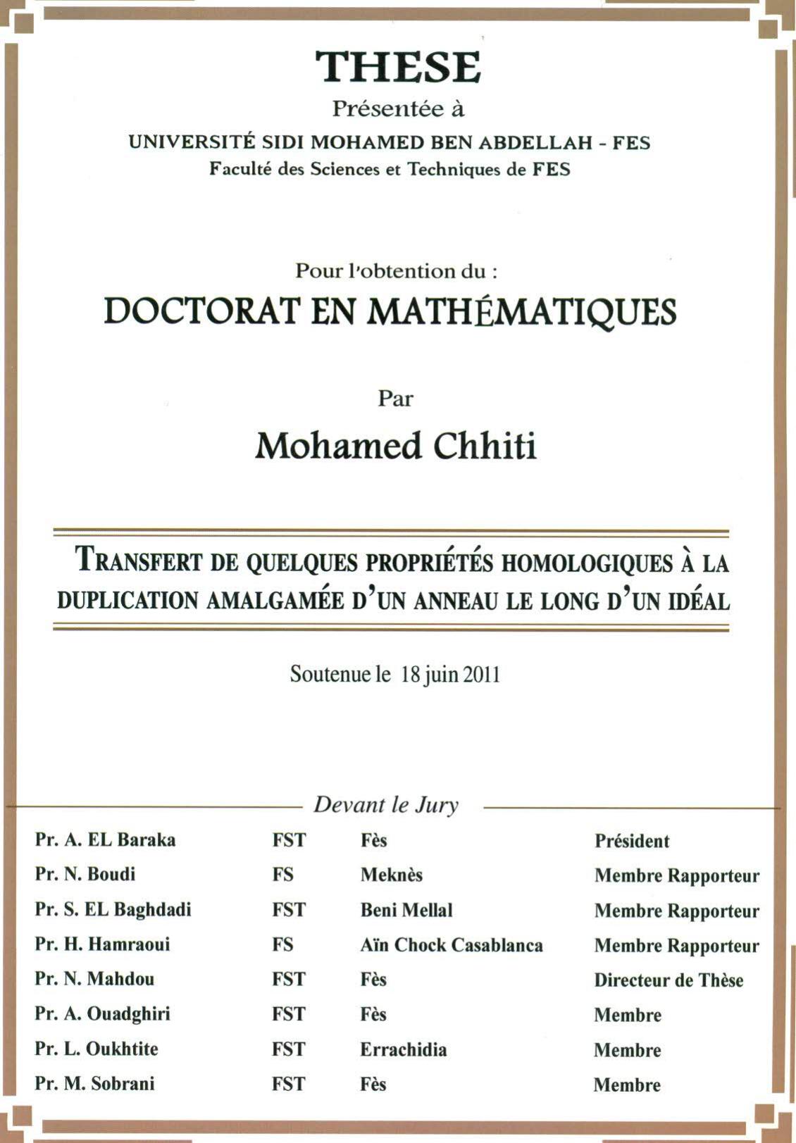 Transfert de quelques propriétés homologiques à la duplication amalgamée d'un anneau le long d'un idéal