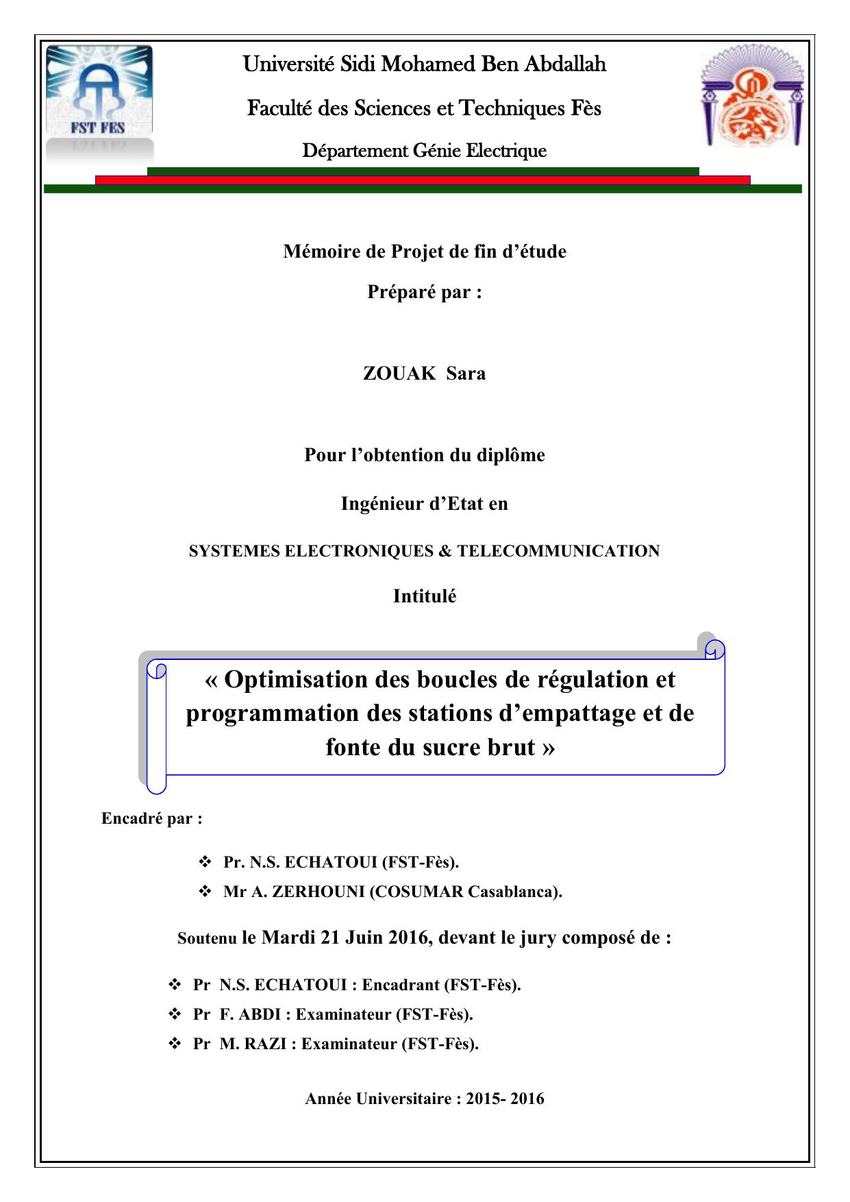 Optimisation des boucles de régulation et programmation des stations d’empattage et de fonte du sucre brut