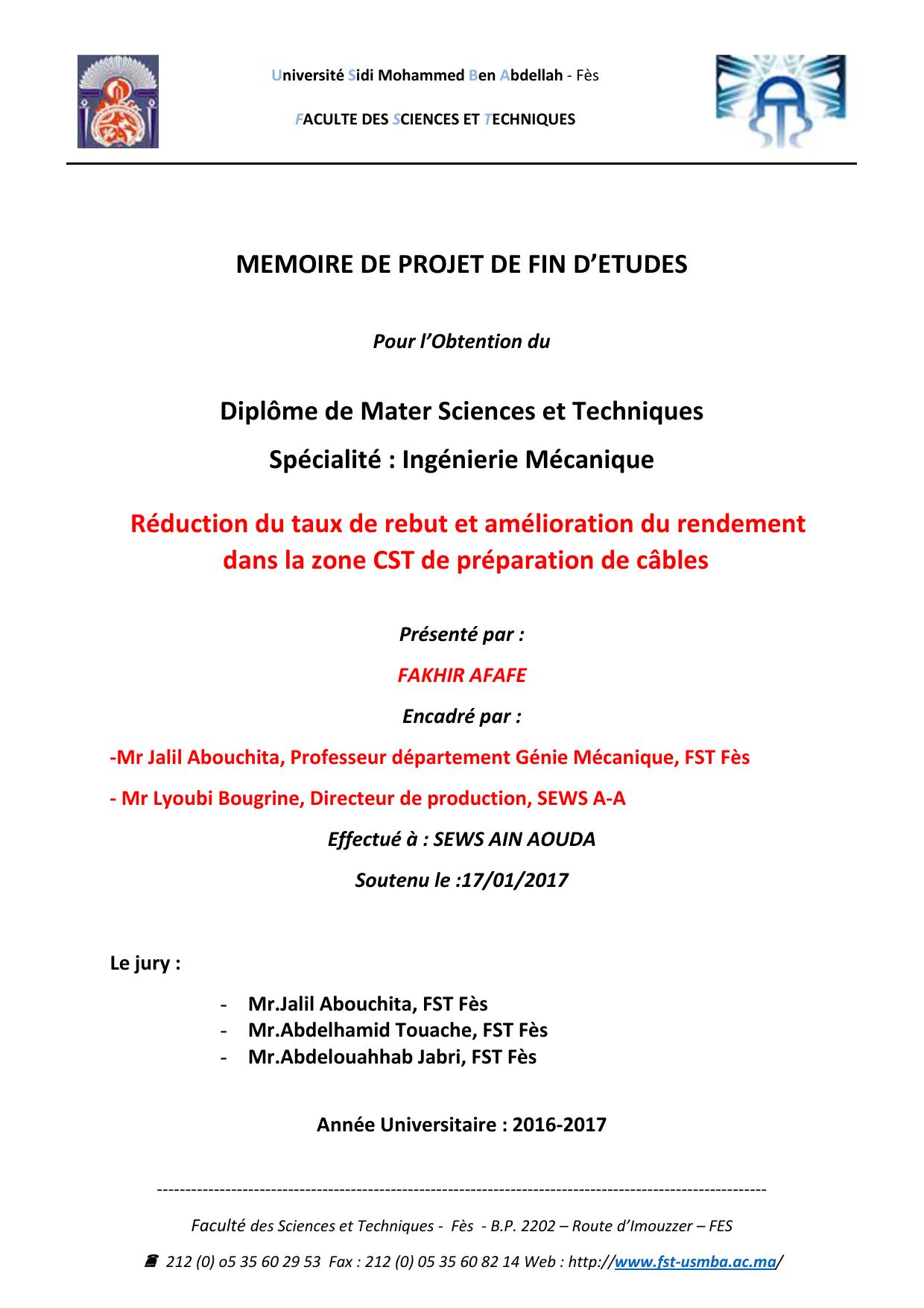 Réduction du taux de rebut et amélioration du rendement dans la zone CST de préparation de câbles