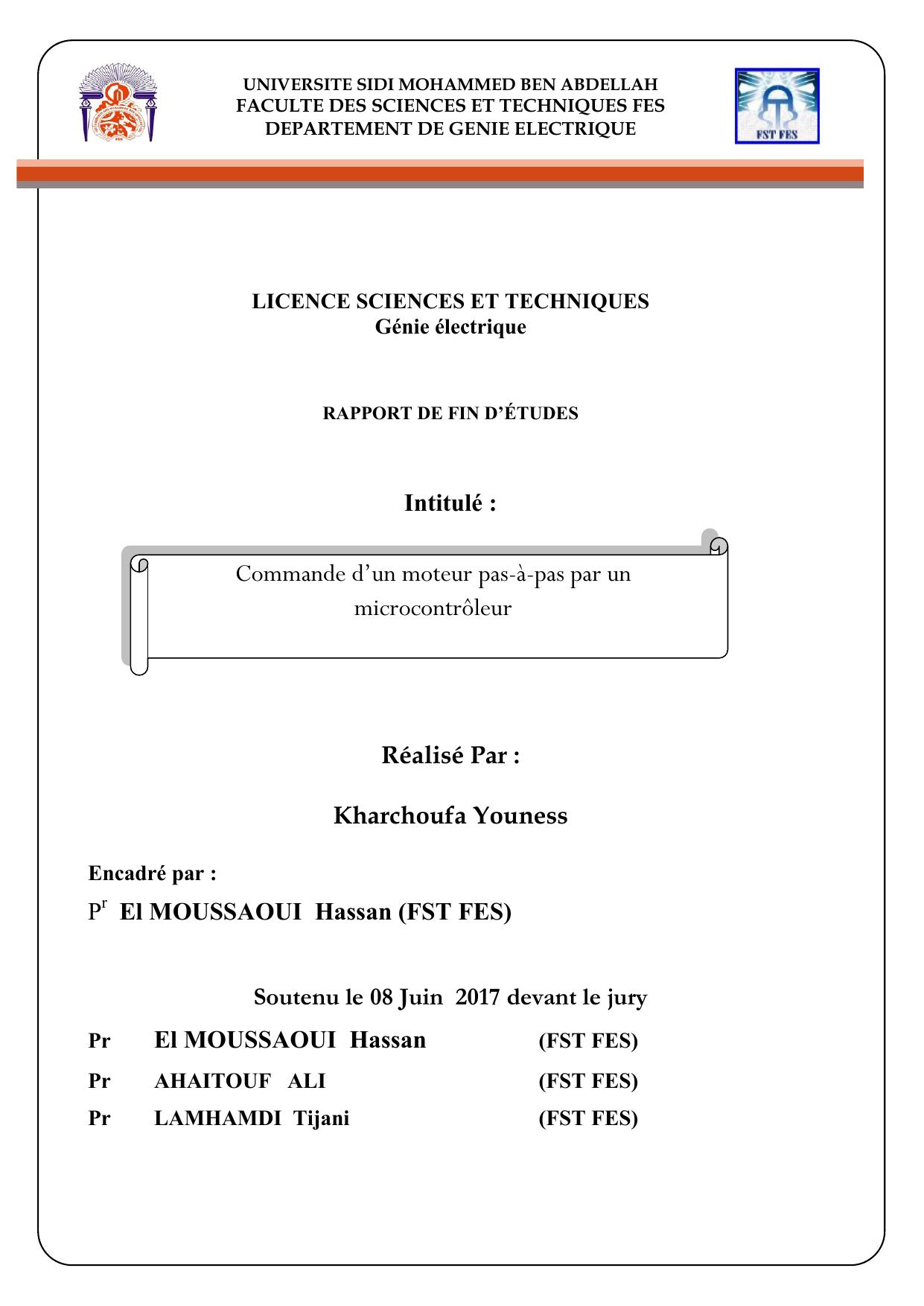 Commande d’un moteur pas-à-pas par un microcontrôleur