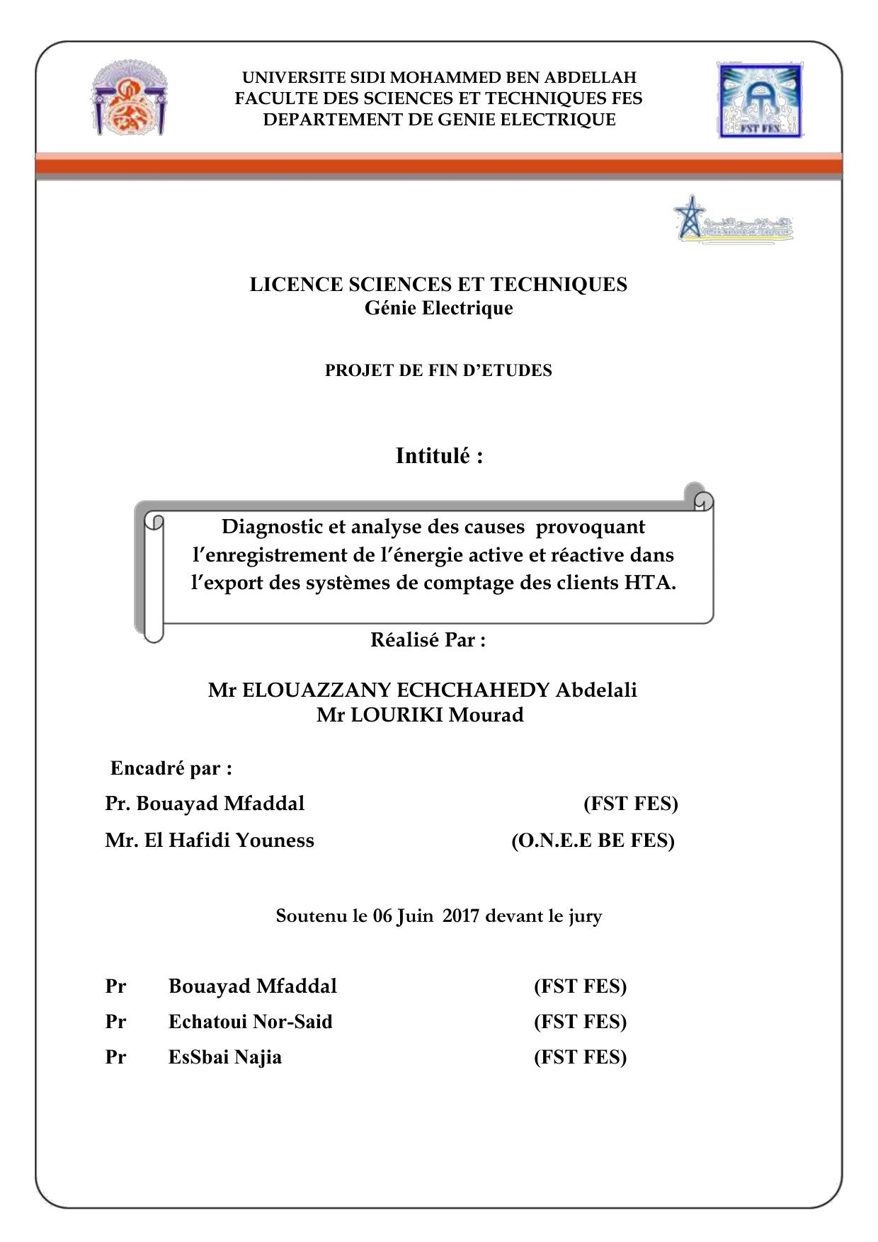 Diagnostic et analyse des causes provoquant l’enregistrement de l’énergie active et réactive dans l’export des systèmes de comptage des clients HTA