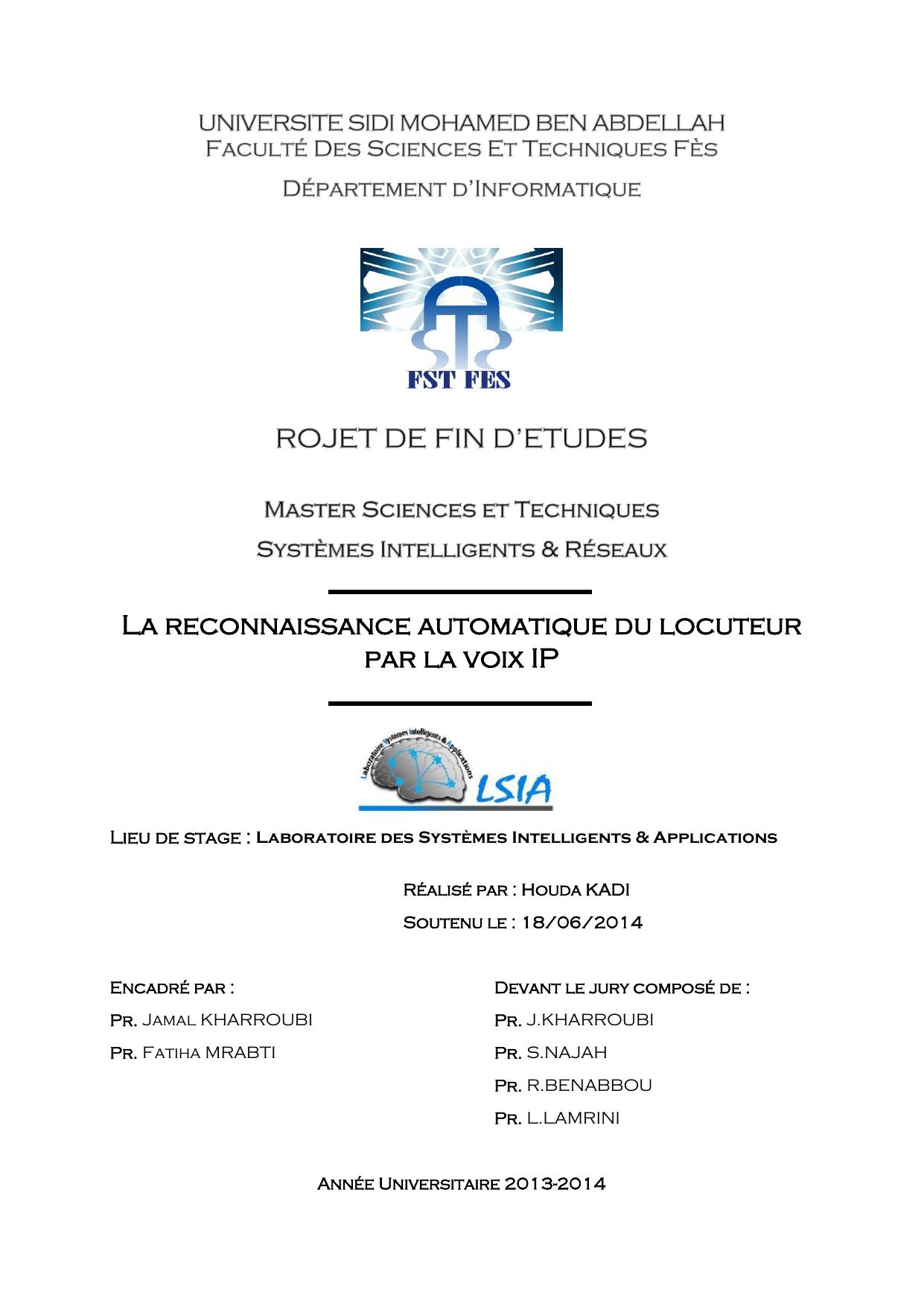 La reconnaissance automatique du locuteur par la voix IP