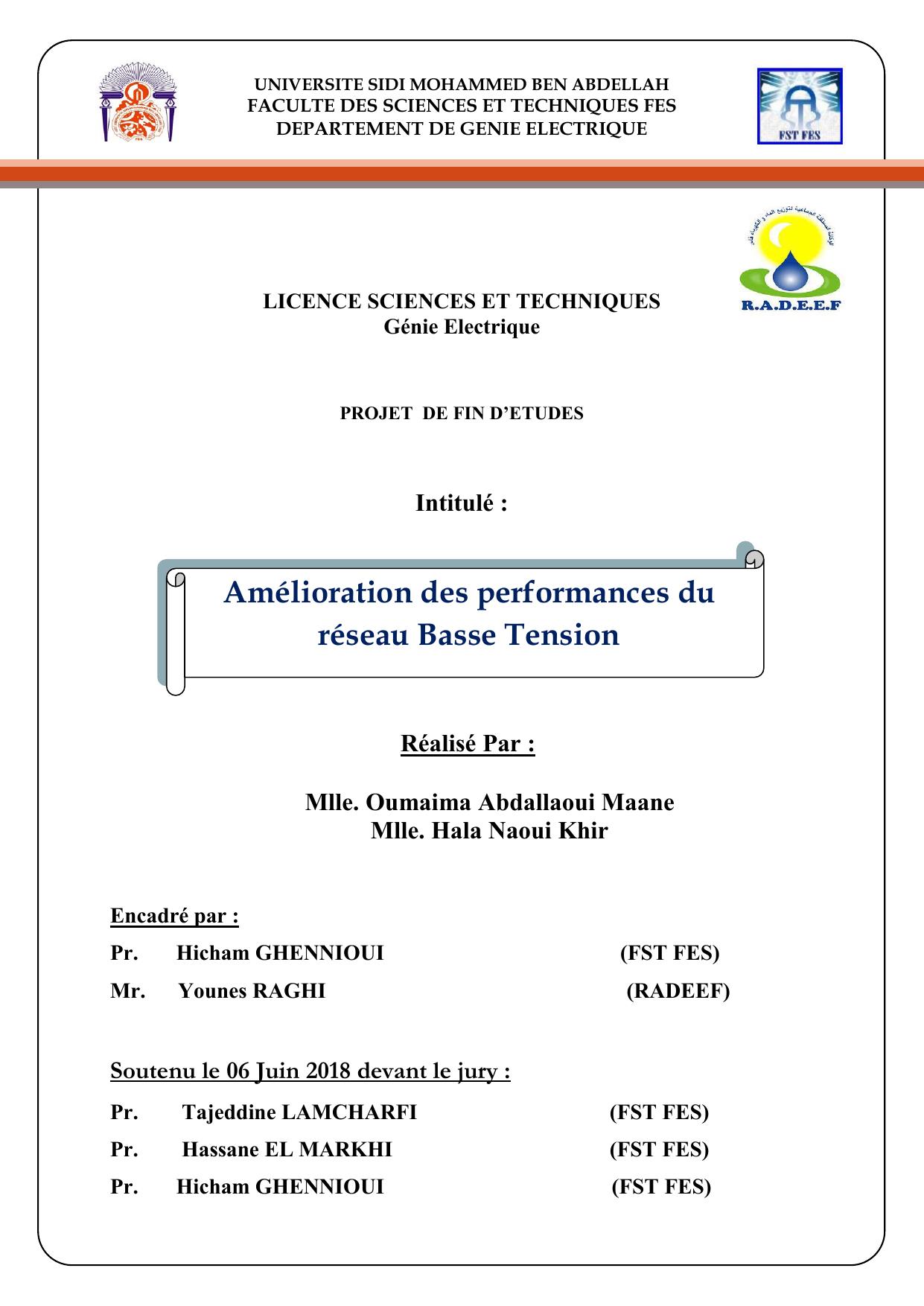 Amélioration des performances du réseau Basse Tension