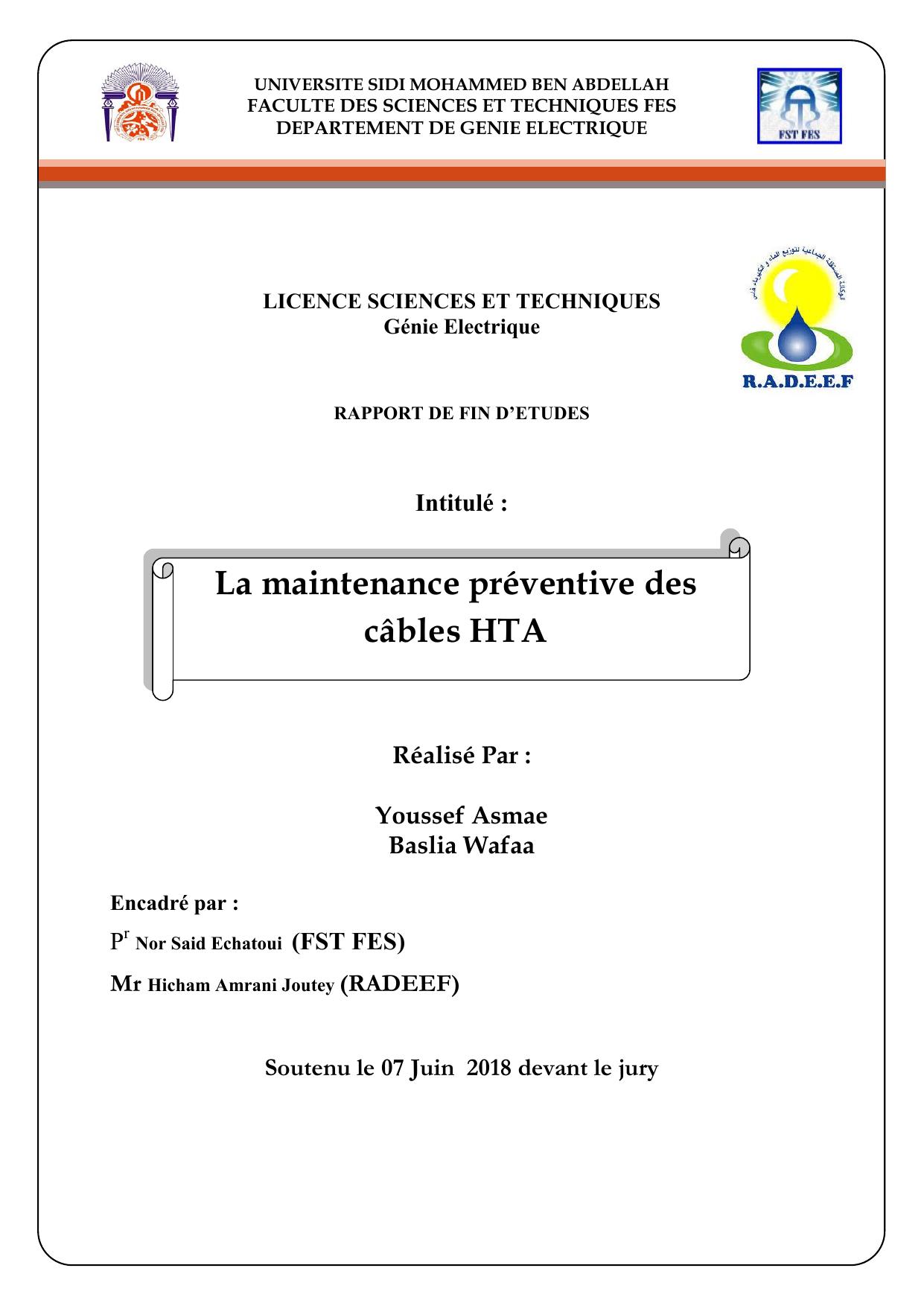 La maintenance préventive des câbles HTA