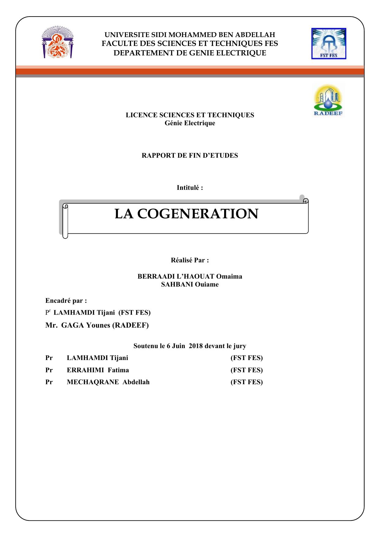 La cogénération