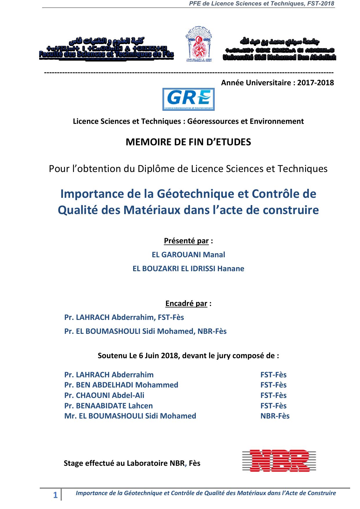 Importance de la Géotechnique et Contrôle de Qualité des Matériaux dans l’acte de construire