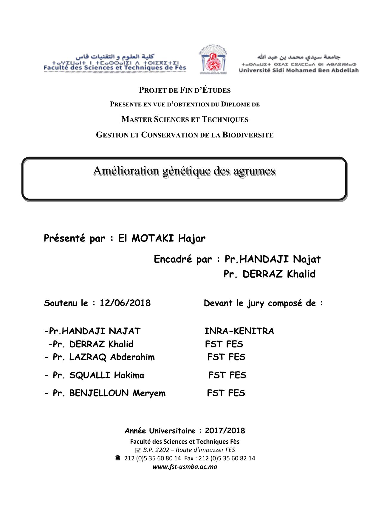 Amélioration génétique des agrumes