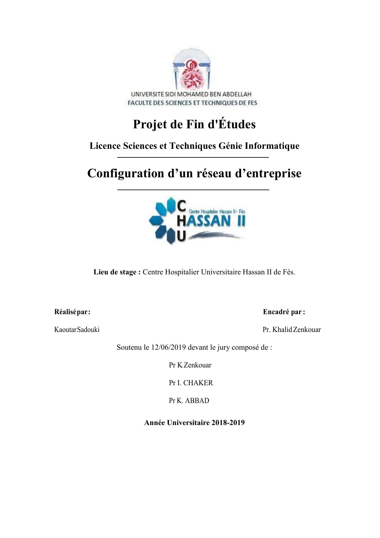 Configuration d’un réseau d’entreprise