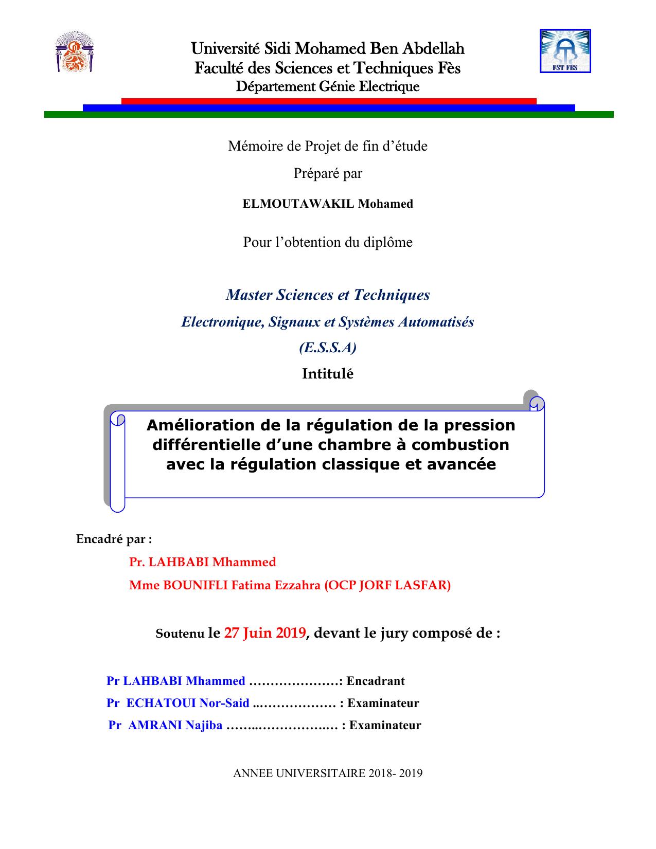 Amélioration de la régulation de la pression différentielle d’une chambre à combustion avec la régulation classique et avancée