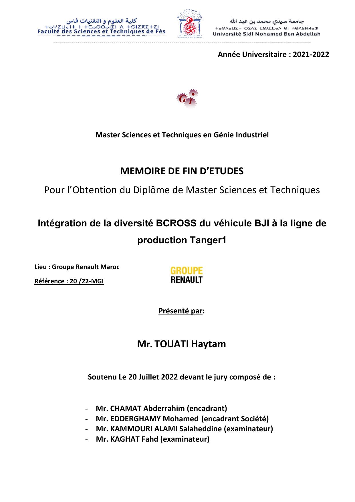 HAYTAM TOUATI REPORT