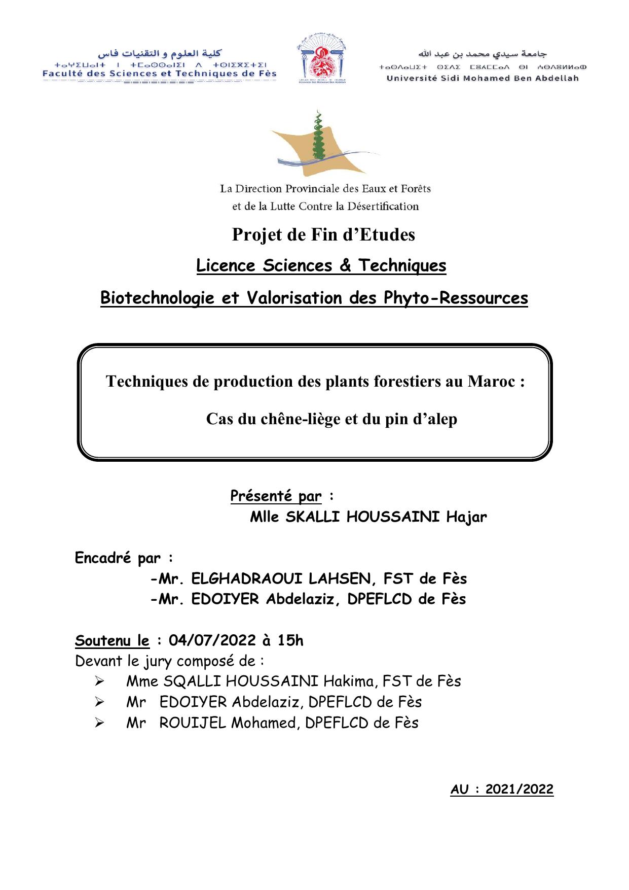 Techniques de production des plants forestiers (1)