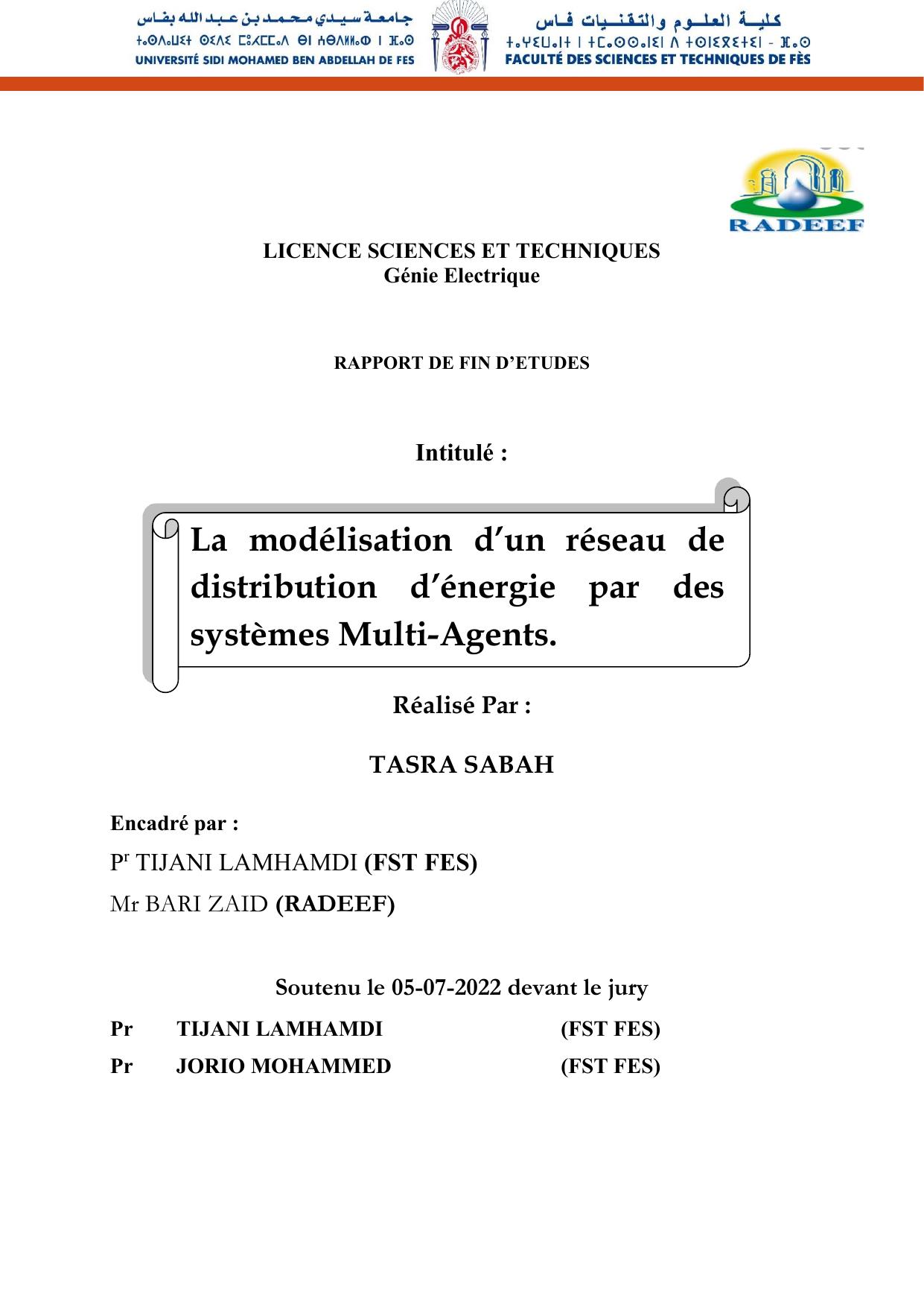 Rapport FST TASRA SABAH LST GE FINII