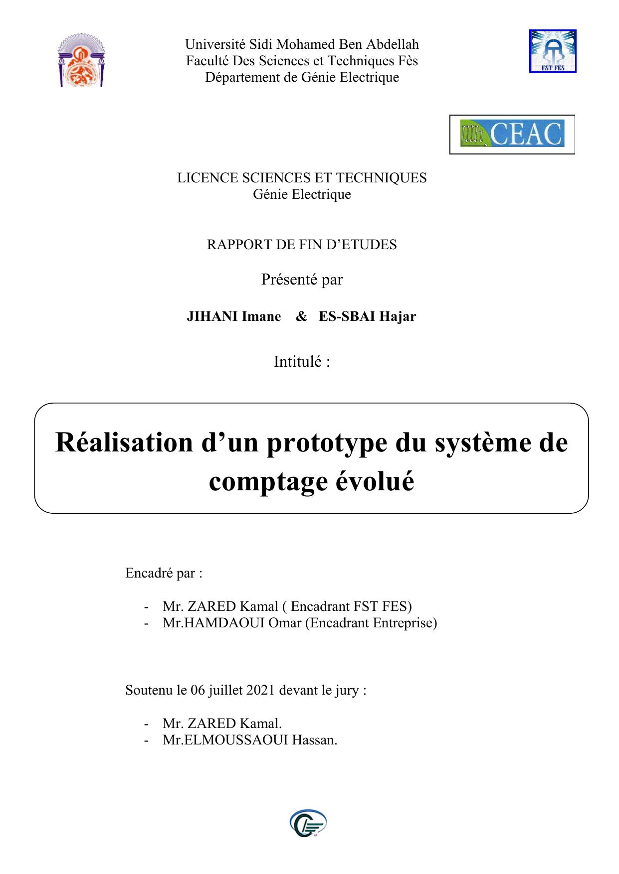 FST/USMBA Mémoire du stage